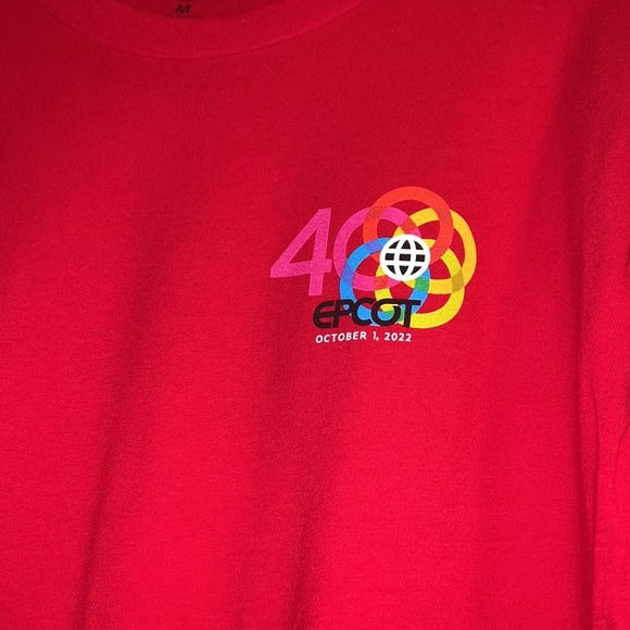 Disney Parks Epcot 40th Anniversary T-Shirt October 1, 2022 Limited Edition!! - Picture 9 of 12